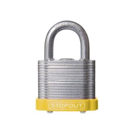 Accuform STOPOUT LAMINATED STEEL PADLOCKS KDL905YL KDL905YL